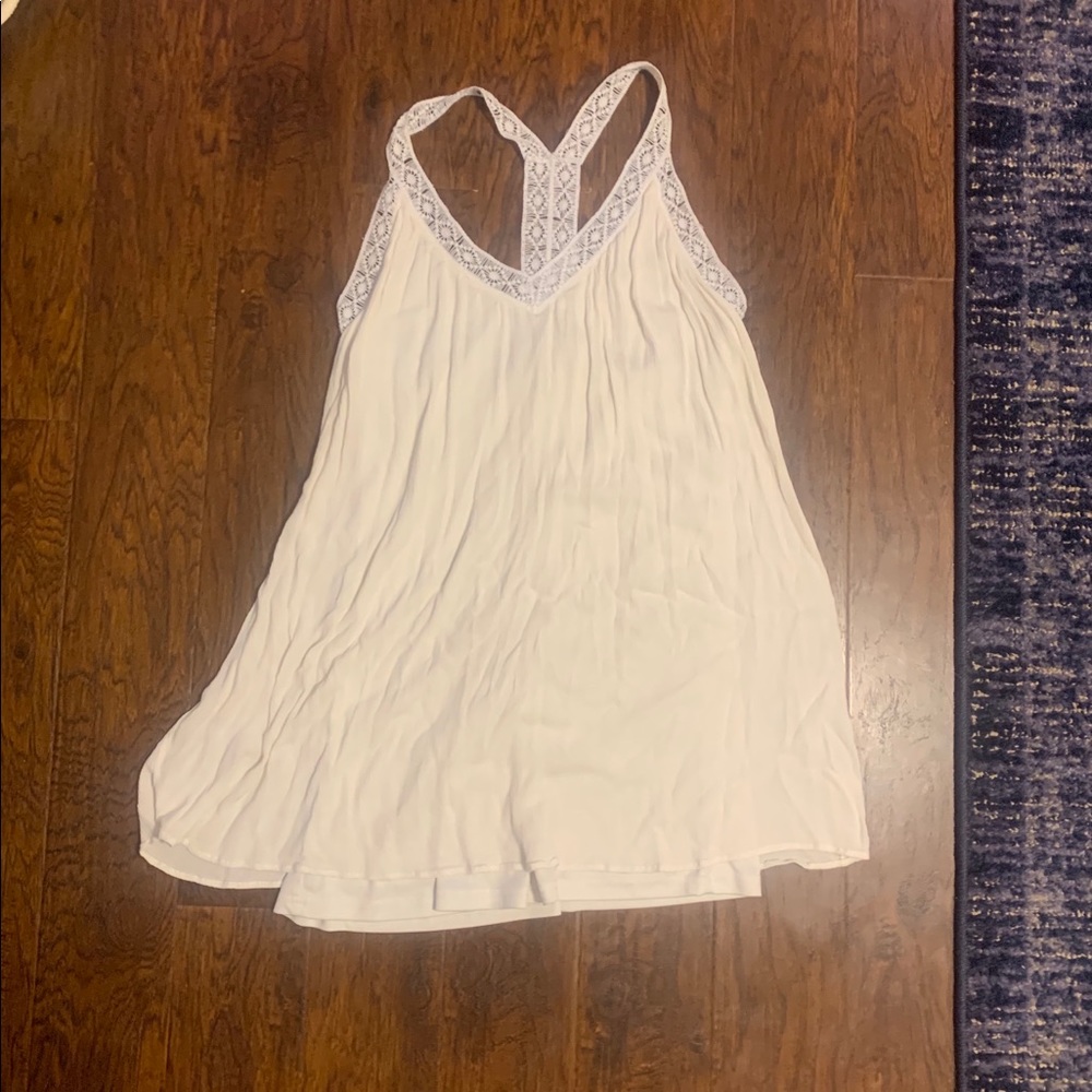 off-white midi dress